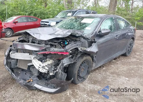 2016 Honda Civic Lx из США, поврежденный, VIN 19XFC2F58GE064448